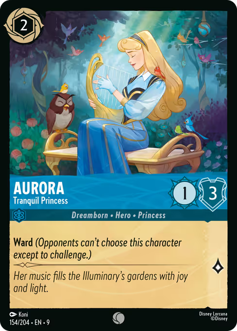 Aurora - Tranquil Princess Disney Lorcana card