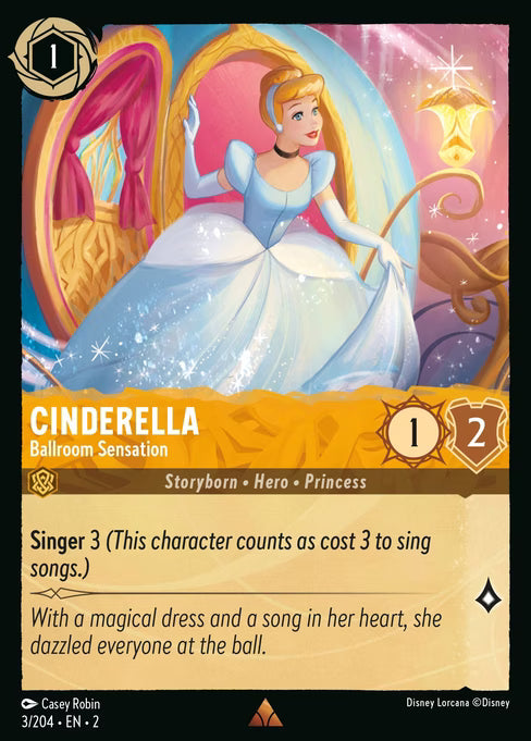 Cinderella - Ballroom Sensation Disney Lorcana card