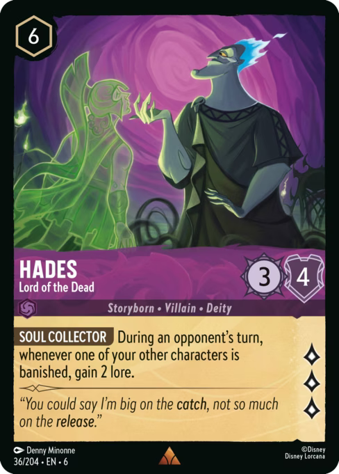 Hades - Lord of the Dead Disney Lorcana card