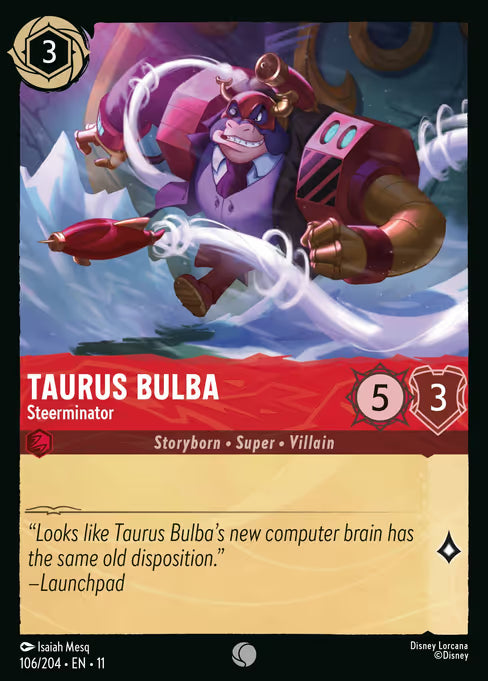 Taurus Bulba - Steerminator Disney Lorcana card