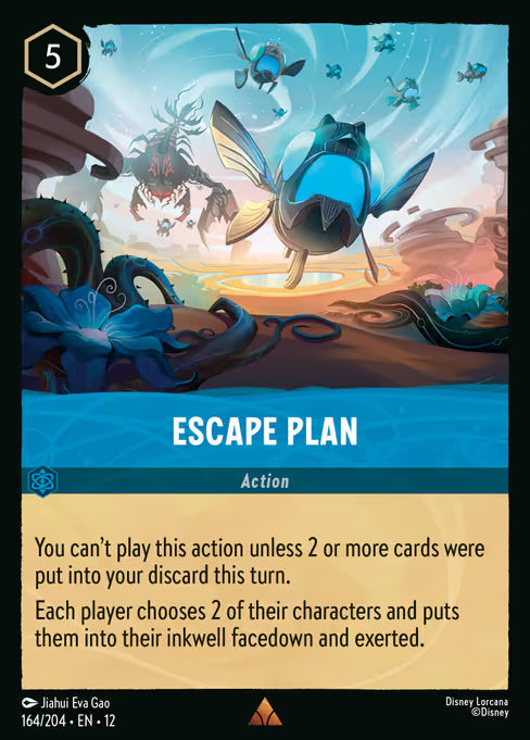 Escape Plan Disney Lorcana card