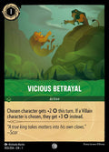Vicious Betrayal Disney Lorcana card