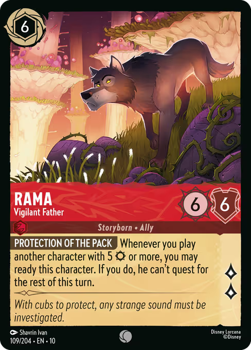 Rama - Vigilant Father Disney Lorcana card