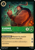 Vladimir - Ceramic Unicorn Fan Disney Lorcana card