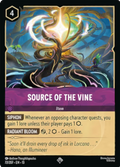 Source Of The Vine Disney Lorcana card