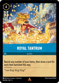 Royal Tantrum Disney Lorcana card