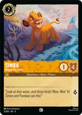 Simba - Happy-Go-Lucky Disney Lorcana card
