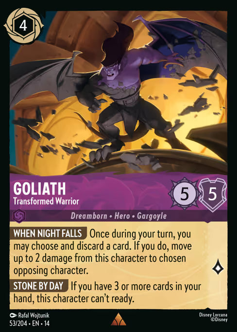 Goliath - Transformed Warrior Disney Lorcana card