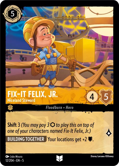 Fix-It Felix, Jr. - Niceland Steward Disney Lorcana card