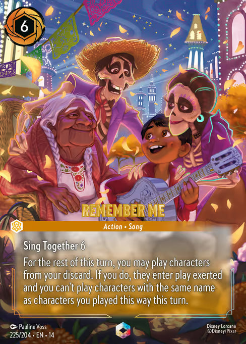 Remember Me Disney Lorcana card