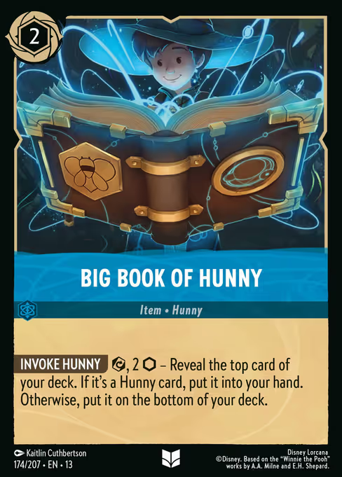 Big Book Of Hunny Disney Lorcana card