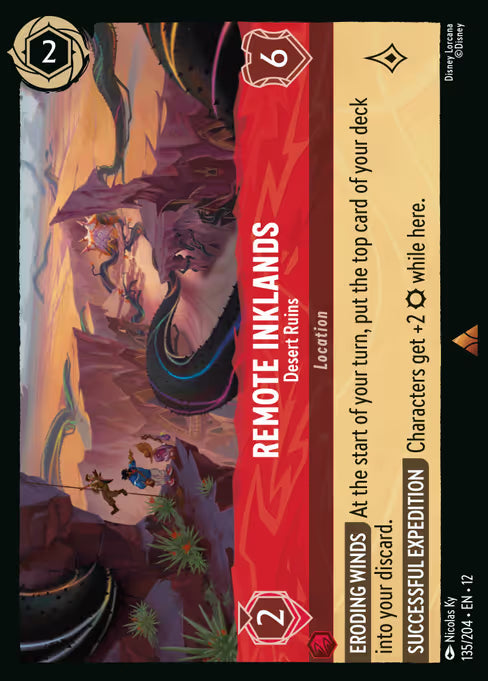 Remote Inklands - Desert Ruins Disney Lorcana card