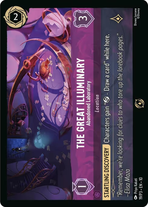 The Great Illuminary - Abandoned Laboratory Disney Lorcana card