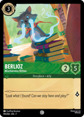 Berlioz - Mischievous Kitten Disney Lorcana card