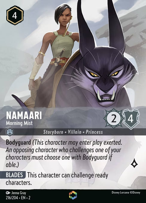 Namaari - Morning Mist Disney Lorcana card