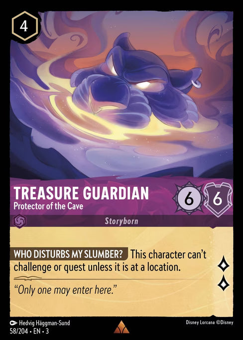 Treasure Guardian - Protector of the Cave Disney Lorcana card