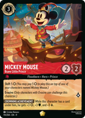 Mickey Mouse - Brave Little Prince Disney Lorcana card