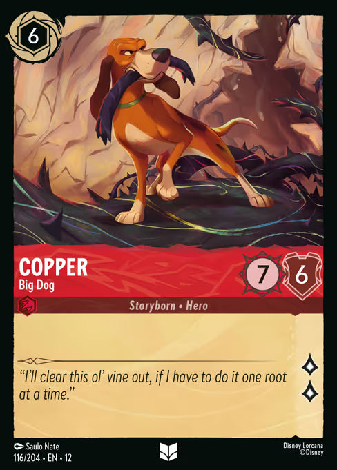 Copper - Big Dog Disney Lorcana card