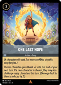 One Last Hope Disney Lorcana card