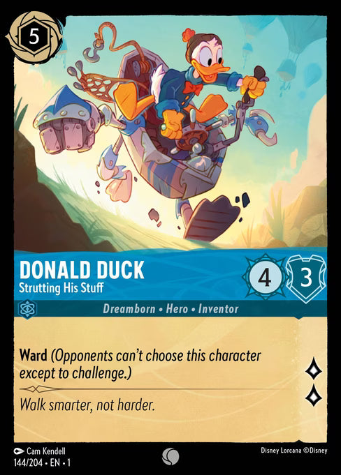 Donald Duck - Strutting His Stuff Disney Lorcana card