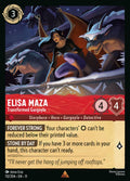Elisa Maza - Transformed Gargoyle Disney Lorcana card