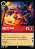 Splodyhead - Experiment 619 Disney Lorcana card