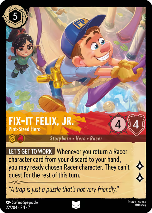 Fix-It Felix, Jr. - Pint-Sized Hero Disney Lorcana card