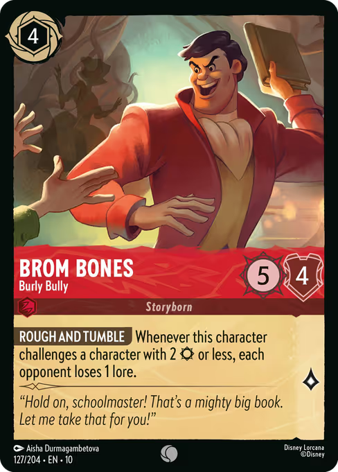 Brom Bones - Burly Bully Disney Lorcana card