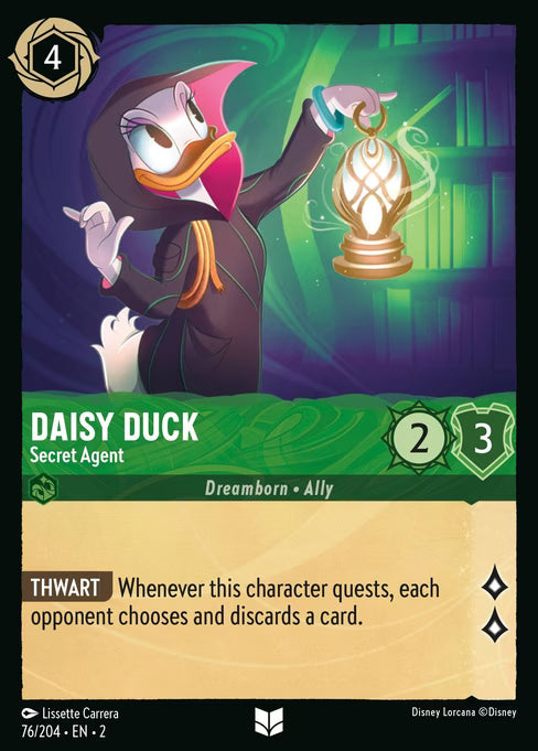 Daisy Duck - Secret Agent Disney Lorcana card