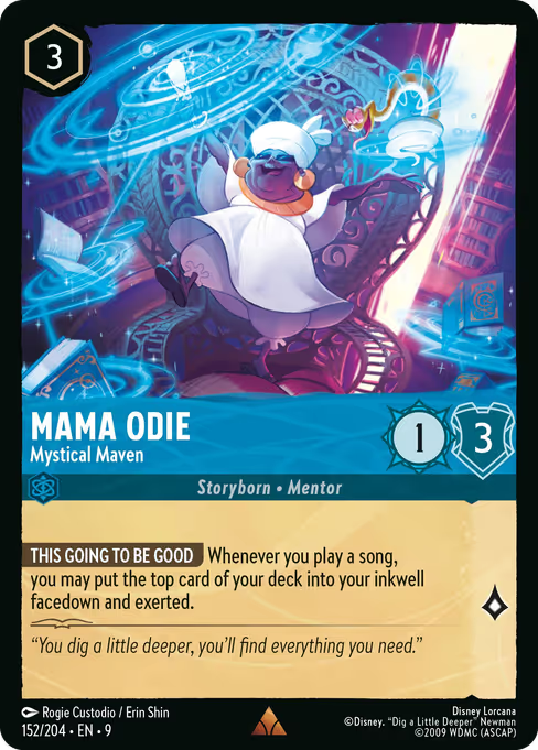 Mama Odie - Mystical Maven Disney Lorcana card