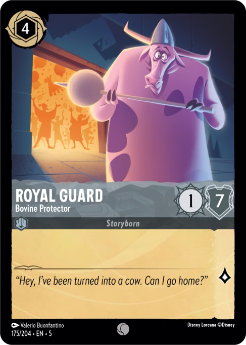 Royal Guard - Bovine Protector Disney Lorcana card