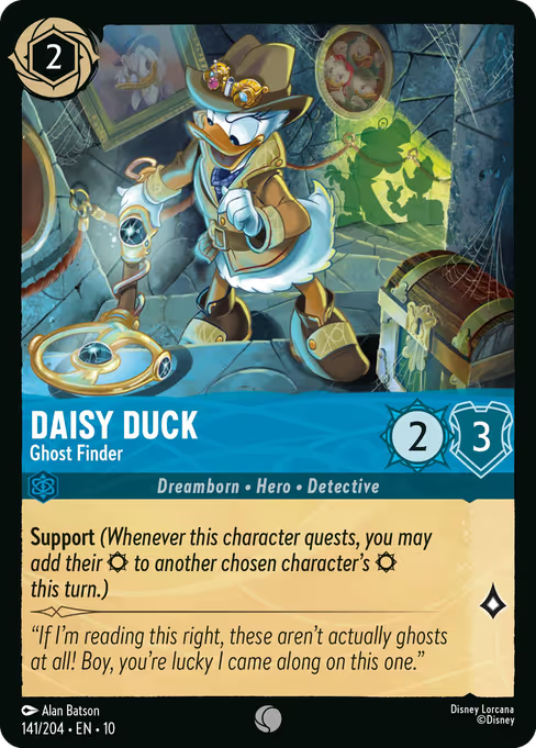 Daisy Duck - Ghost Finder Disney Lorcana card