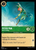 Peter Pan - Never Landing Disney Lorcana card