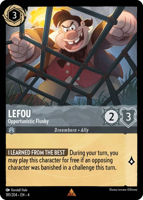 LeFou - Opportunistic Flunky Disney Lorcana card
