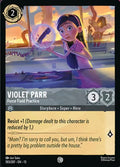 Violet Parr - Force Field Practice Disney Lorcana card
