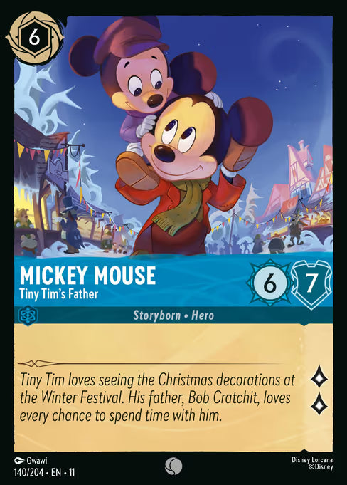 Mickey Mouse - Tiny Tim's Father Disney Lorcana card