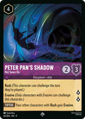 Peter Pan's Shadow - Not Sewn On Disney Lorcana card