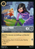 Violet Parr - At Wits' End Disney Lorcana card