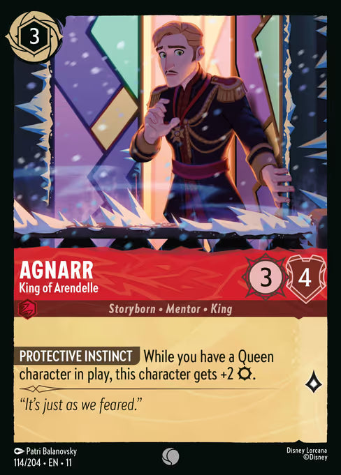 Agnarr - King of Arendelle Disney Lorcana card