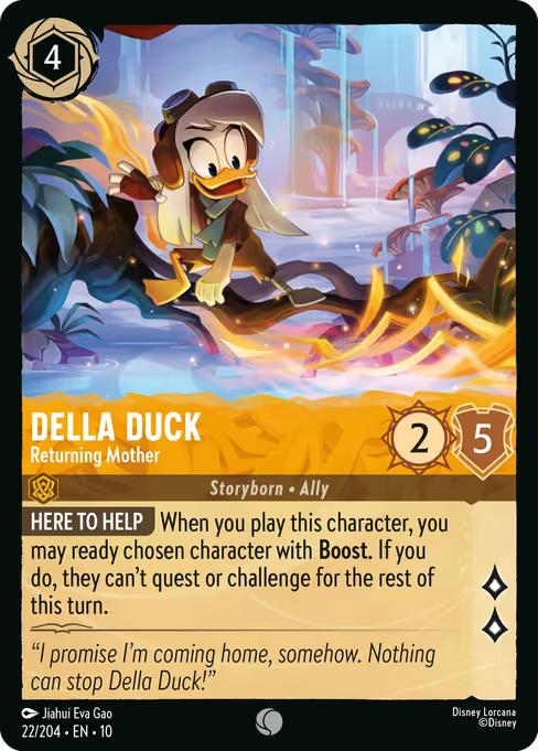 Della Duck - Returning Mother Disney Lorcana card