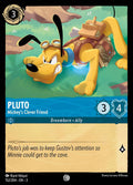 Pluto - Mickey's Clever Friend Disney Lorcana card