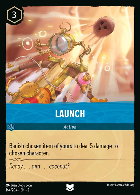 Launch Disney Lorcana card
