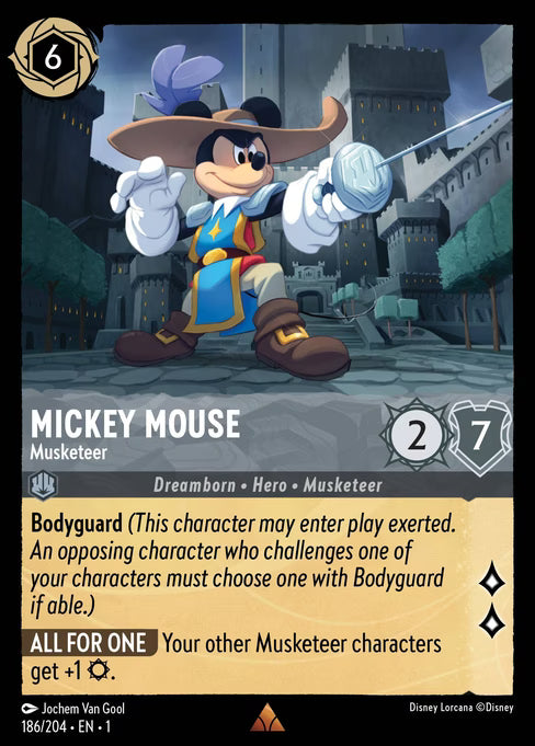Mickey Mouse - Musketeer Disney Lorcana card