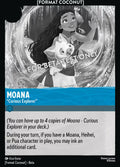 Moana - "Curious Explorer" Disney Lorcana card