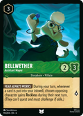 Bellwether - Assistant Mayor Disney Lorcana card