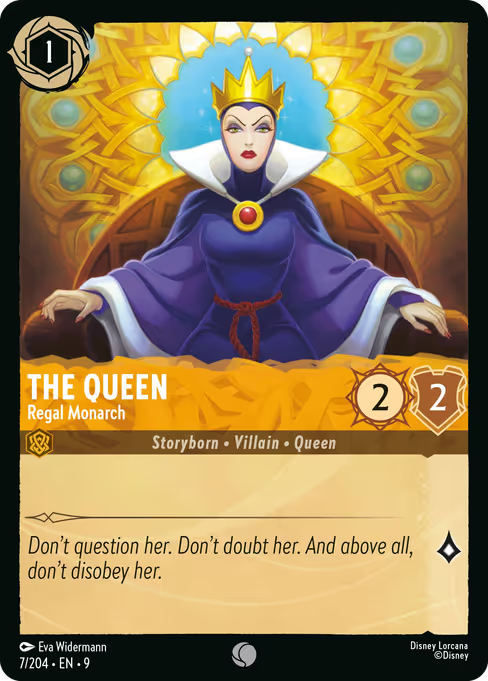 The Queen - Regal Monarch Disney Lorcana card
