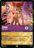 Bambi - Little Prince Disney Lorcana card