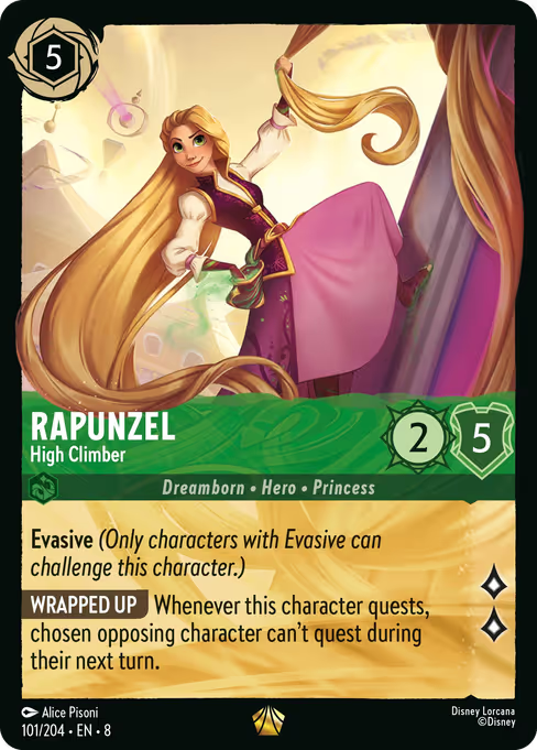 Rapunzel - High Climber Disney Lorcana card