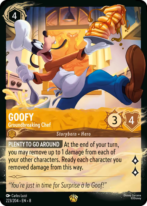 Goofy - Groundbreaking Chef Disney Lorcana card