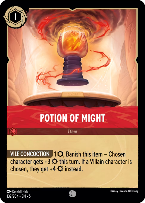 Potion of Might Disney Lorcana card